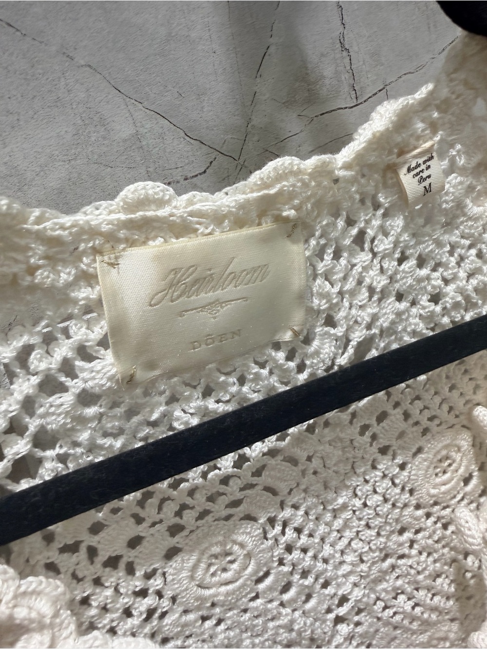 Doen Doen Heirloom CHRYSANTHE TOP in Pearl - Picture 9 of 10